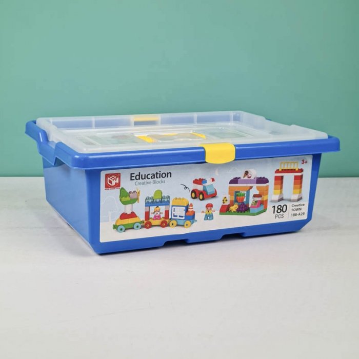اسباب بازی لگو سطلی 180 تکه کد 188A29