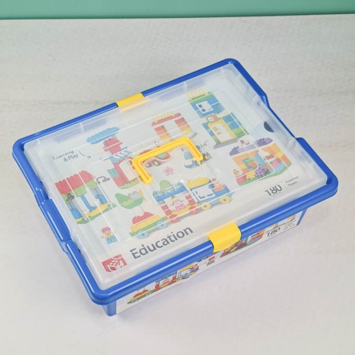 اسباب بازی لگو سطلی 180 تکه کد 188A29