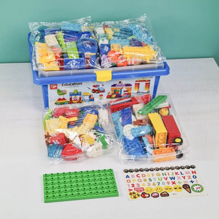 اسباب بازی لگو سطلی 180 تکه کد 188A29