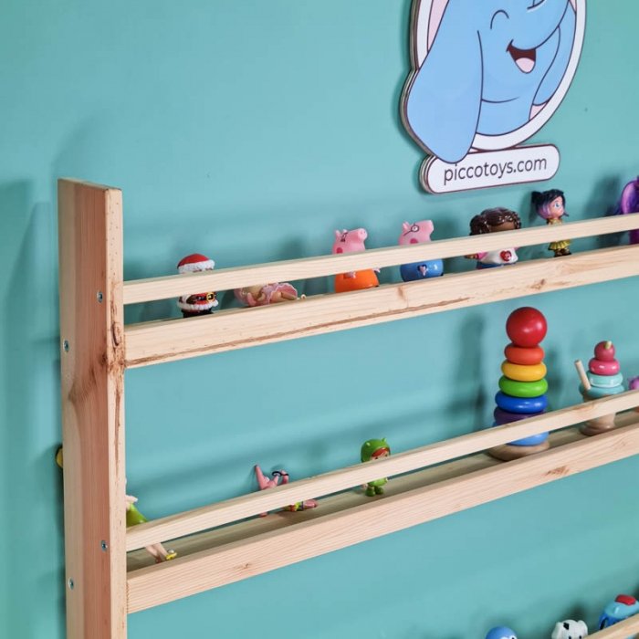 شلف و کتابخانه چوبی کودک سایز بزرگ مدل 6731132