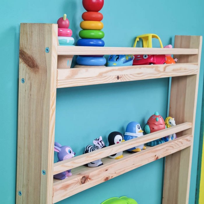 شلف و کتابخانه چوبی کودک سایز کوچک مدل 6731123