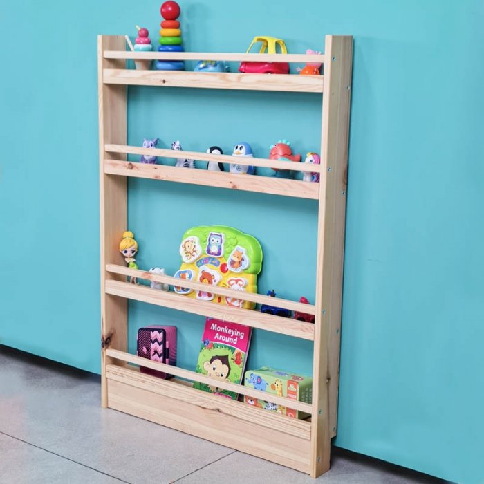 شلف و کتابخانه چوبی کودک سایز کوچک مدل 6731123