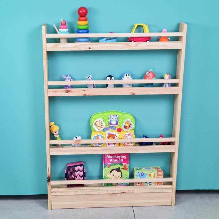 شلف و کتابخانه چوبی کودک سایز کوچک مدل 6731123