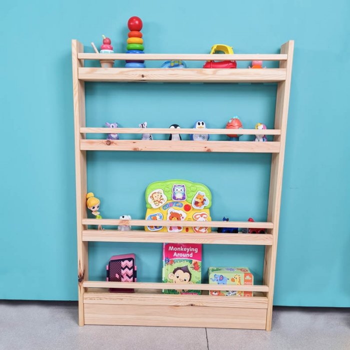 شلف و کتابخانه چوبی کودک سایز کوچک مدل 6731123