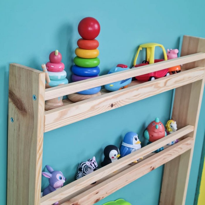 شلف و کتابخانه چوبی کودک سایز کوچک مدل 6731123
