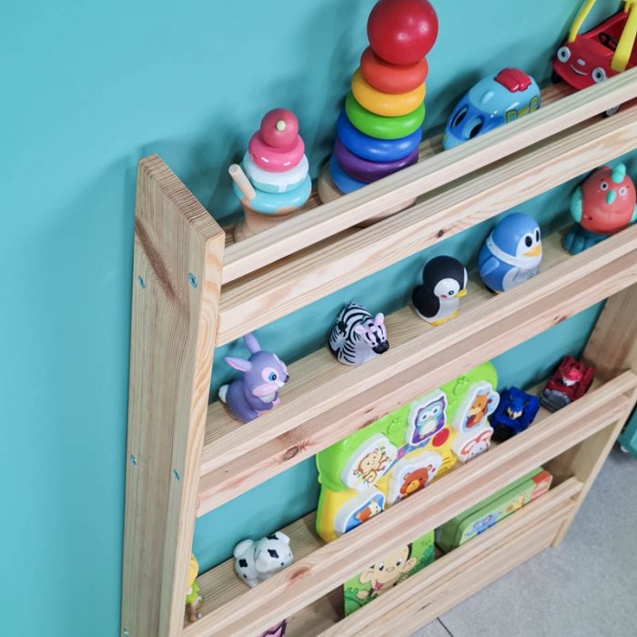 شلف و کتابخانه چوبی کودک سایز کوچک مدل 6731123