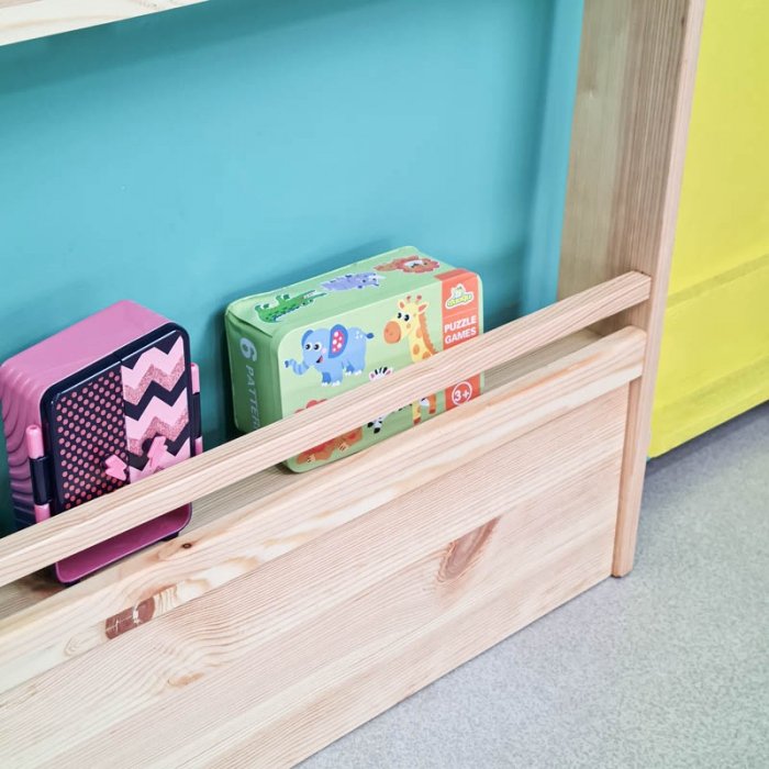 شلف و کتابخانه چوبی کودک سایز بزرگ مدل 6731132