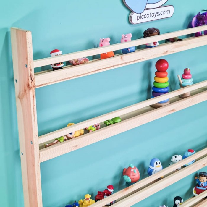 شلف و کتابخانه چوبی کودک سایز بزرگ مدل 6731132