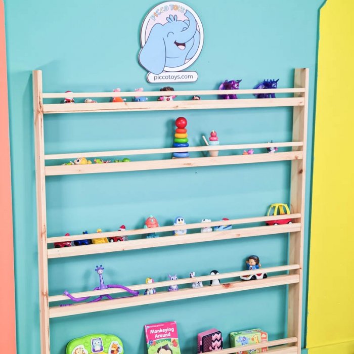 شلف و کتابخانه چوبی کودک سایز بزرگ مدل 6731132