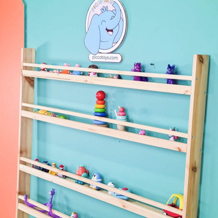 شلف و کتابخانه چوبی کودک سایز بزرگ مدل 6731132