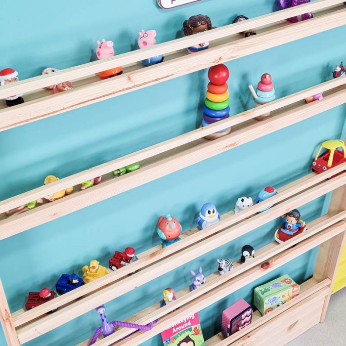 شلف و کتابخانه چوبی کودک سایز بزرگ مدل 6731132