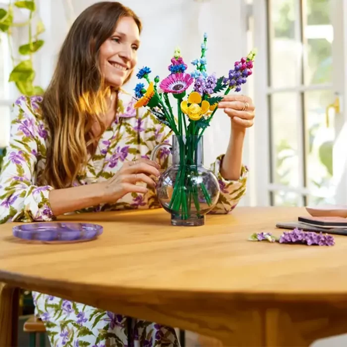 لگو دسته گل شکوفه های وحشی 939 تکه کد 8867