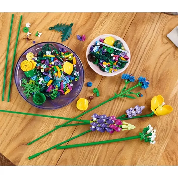 لگو دسته گل شکوفه های وحشی 939 تکه کد 8867