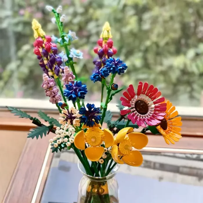 لگو دسته گل شکوفه های وحشی 939 تکه کد 8867