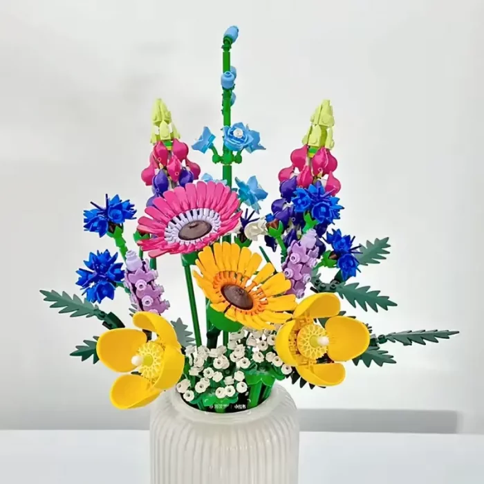 لگو دسته گل شکوفه های وحشی 939 تکه کد 8867