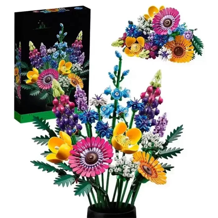 لگو دسته گل شکوفه های وحشی 939 تکه کد 8867
