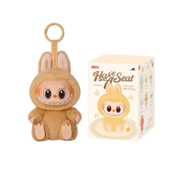 عروسک لبوبو شانسی POP MART Labubu مدل HAVE A SEAT کد 255204