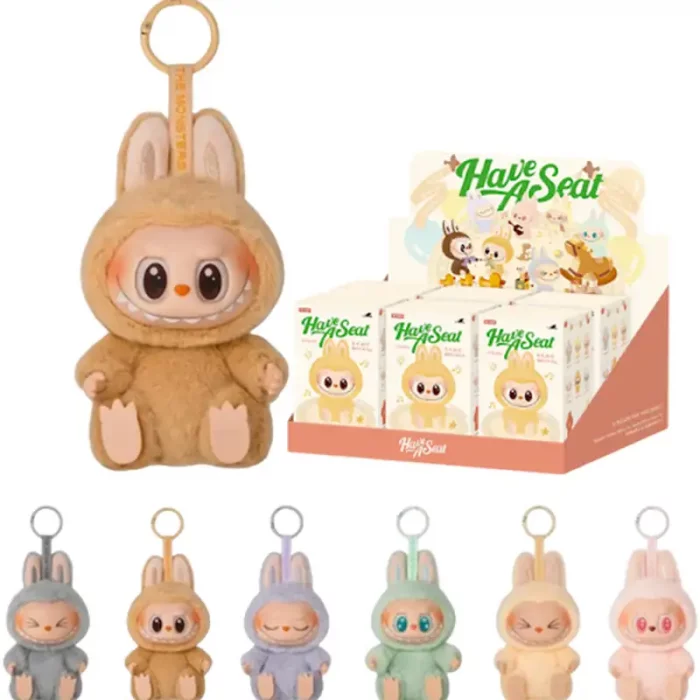 عروسک لبوبو شانسی POP MART Labubu مدل HAVE A SEAT کد 255204