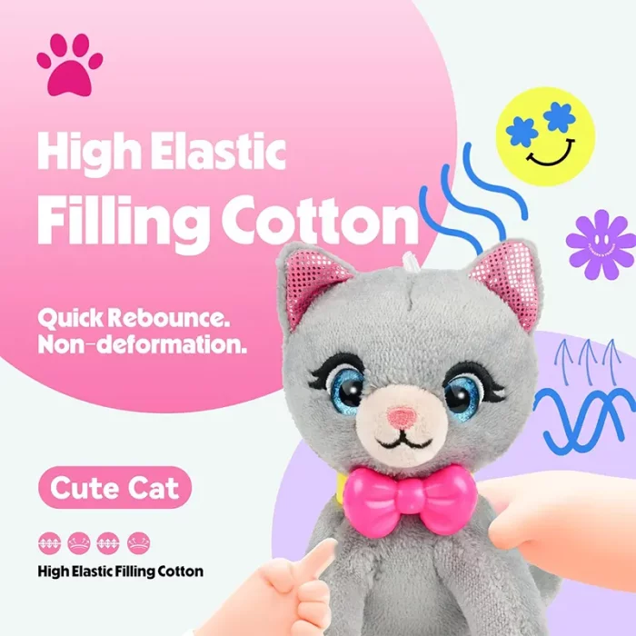 ست عروسک کیفی مدل گربه کد DR5045