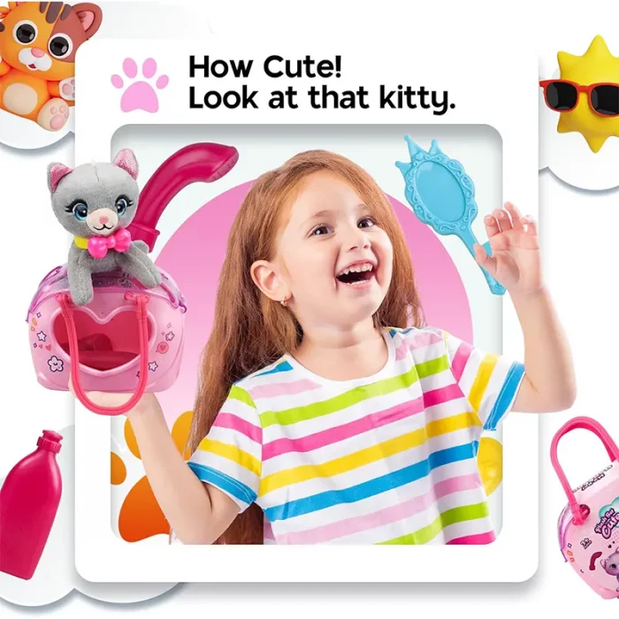 ست عروسک کیفی مدل گربه کد DR5045