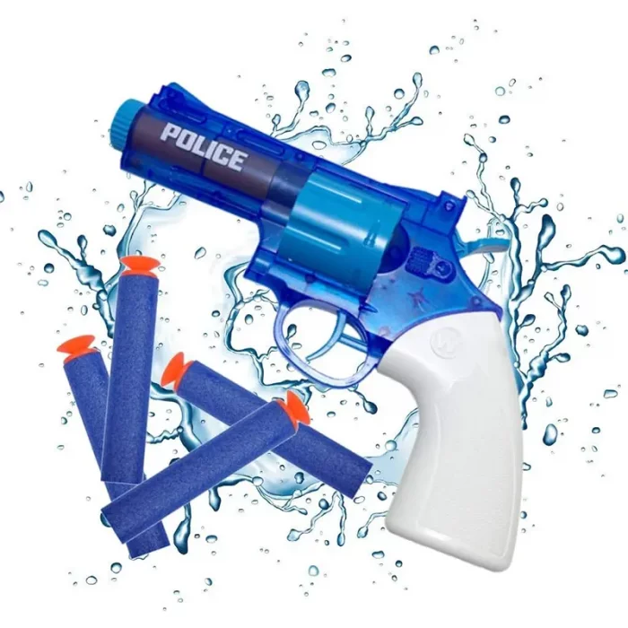 تفنگ اسباب بازی کودک با  آب پاش 2 کاره آبی مدل P/64838/AB