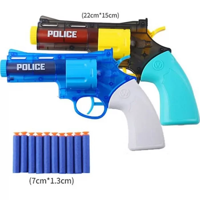 تفنگ اسباب بازی کودک با  آب پاش 2 کاره آبی مدل P/64838/AB