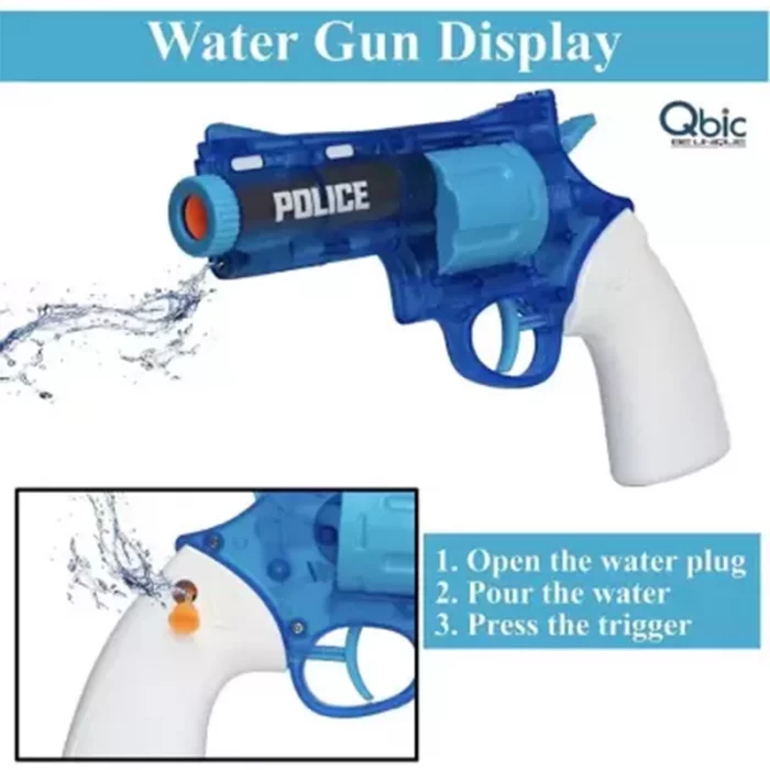 تفنگ اسباب بازی کودک با  آب پاش 2 کاره آبی مدل P/64838/AB