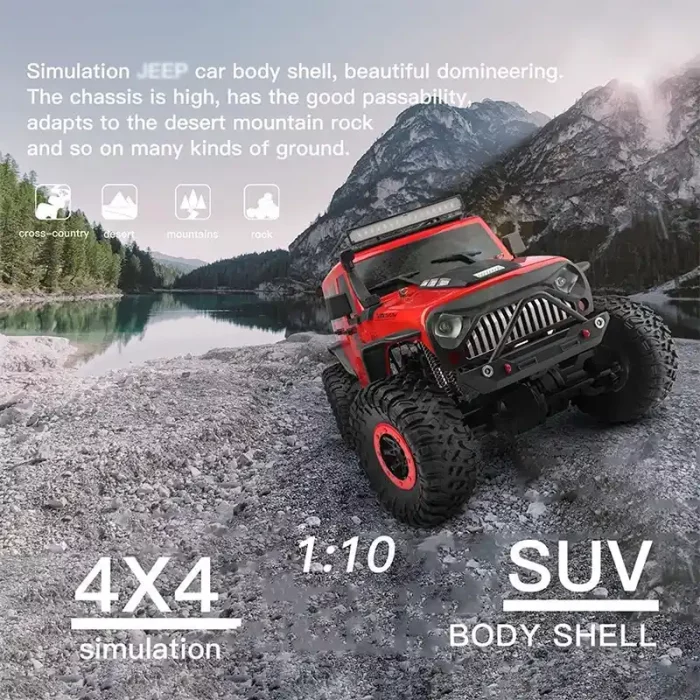 ماشین کنترلی مدل جیپ قرمز کد  104311