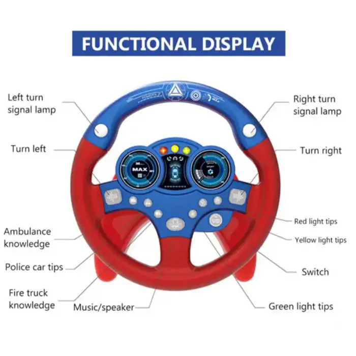 اسباب بازی فرمان موزیکال مدل کاپیتان آمریکا کد 102606A