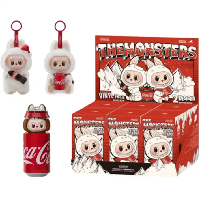 عروسک شانسی لبوبو کوکاکولا مدل LABUBU THE MONSTERS COCA-COLA کد 6786326