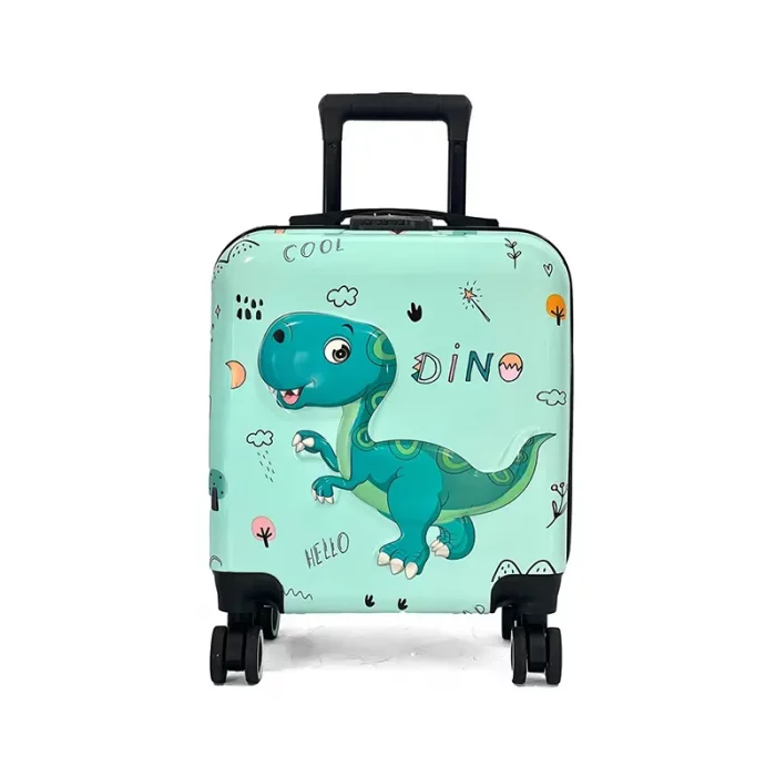 چمدان کودک مدل دایناسور کد P/M01/D