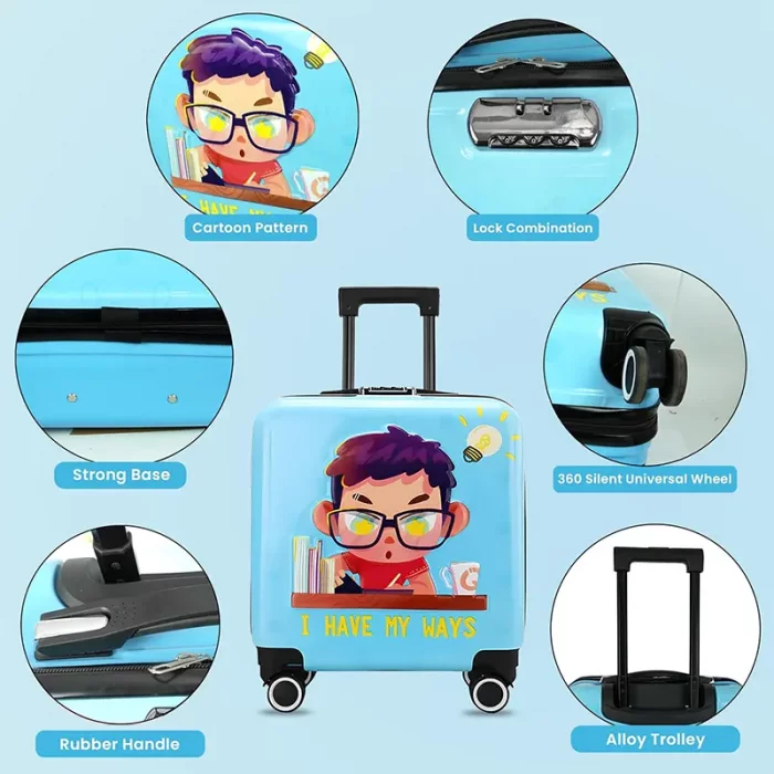 چمدان کودک مدل پسر کد P/M01/C