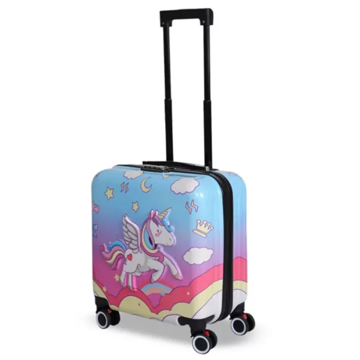 چمدان کودک مدل اسب یونیکورن کد P/M01/B