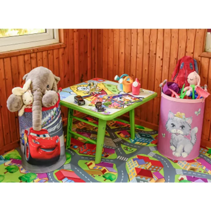 میز کودک مربع مینی تیکا رنگ طوسی P/TF0307/8961