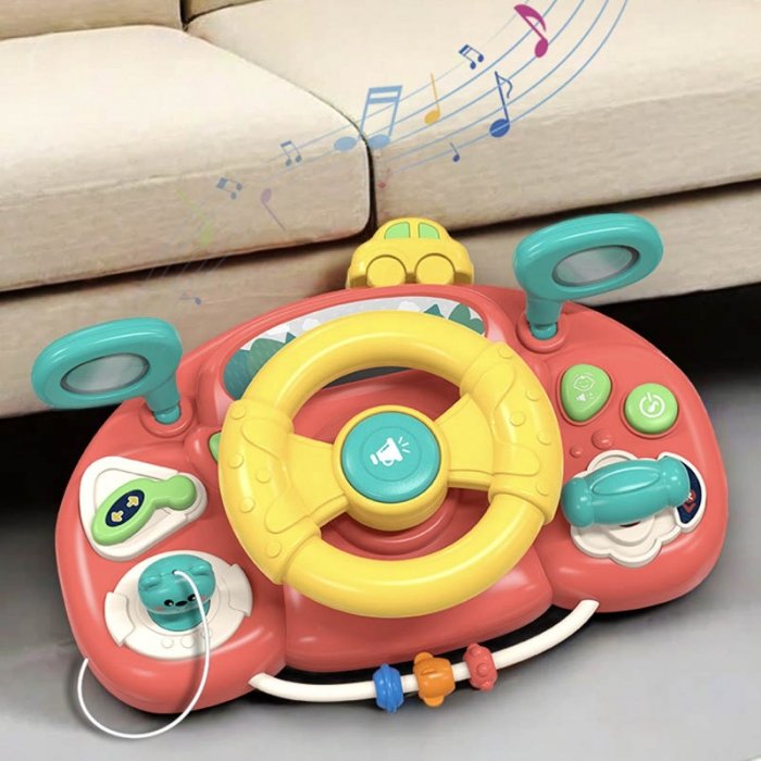 اسباب بازی فرمان موزیکال رنگ قرمز کد P/6209/GH