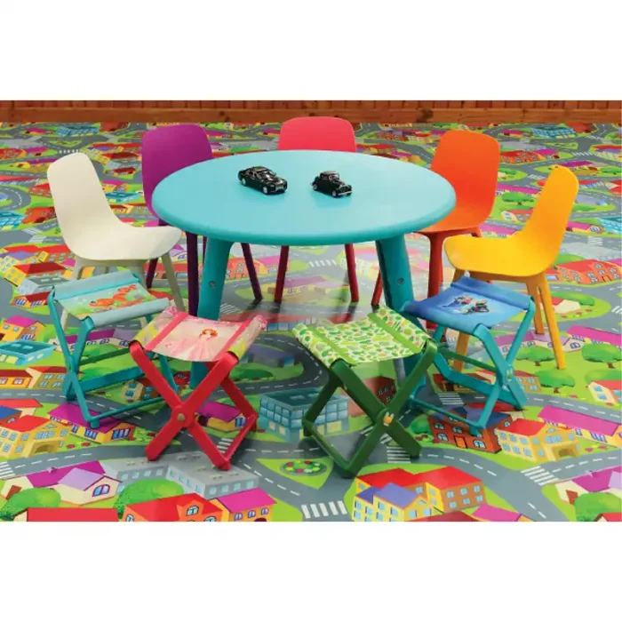 میز کودک دایره مینی تیکا رنگ طوسی P/TF0207/8961