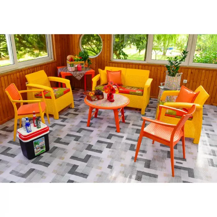 میز کودک دایره مینی تیکا رنگ طوسی P/TF0207/8961