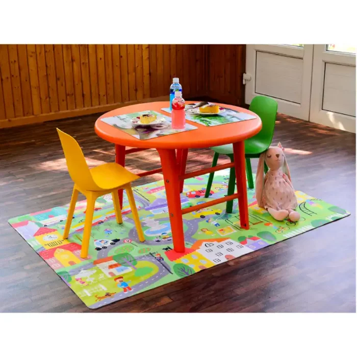 میز کودک دایره مینی تیکا رنگ طوسی P/TF0207/8961