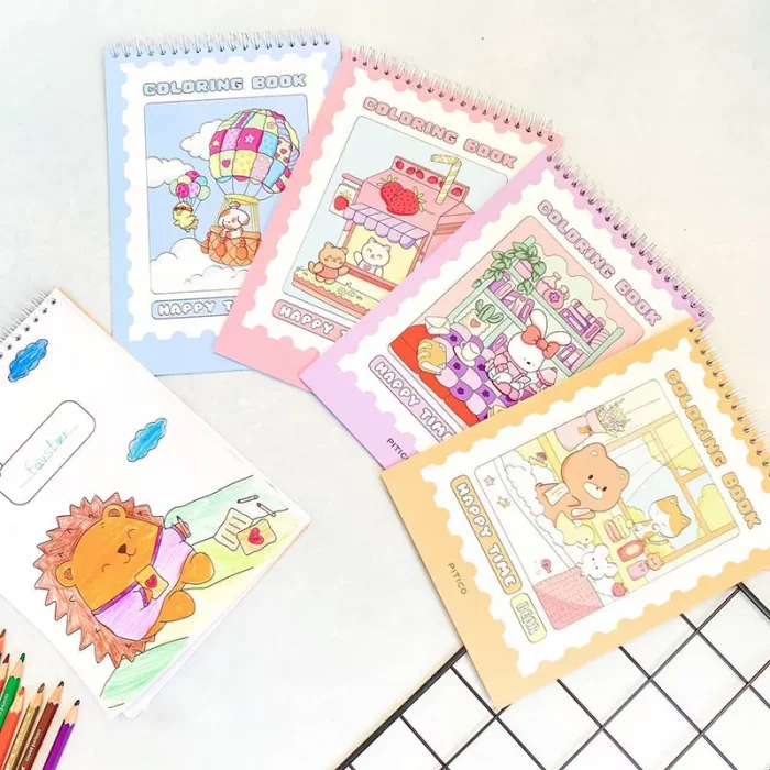 دفترچه رنگ آمیزی PITICO کد 00410