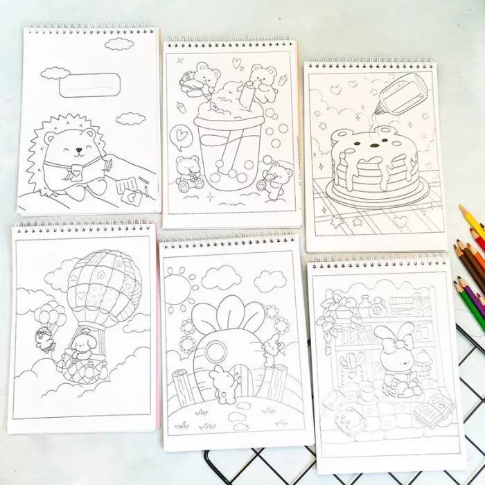 دفترچه رنگ آمیزی PITICO کد 00410