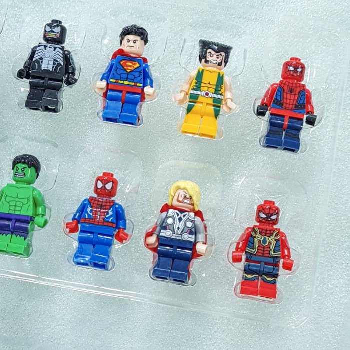 مینی فیگور لگو 12 عددی طرح قهرمانان کد 22642