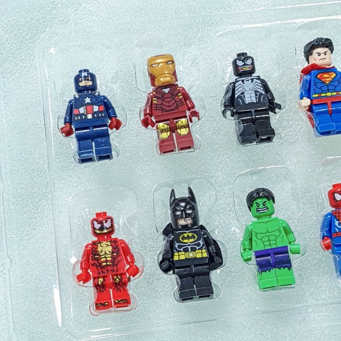 مینی فیگور لگو 12 عددی طرح قهرمانان کد 22642