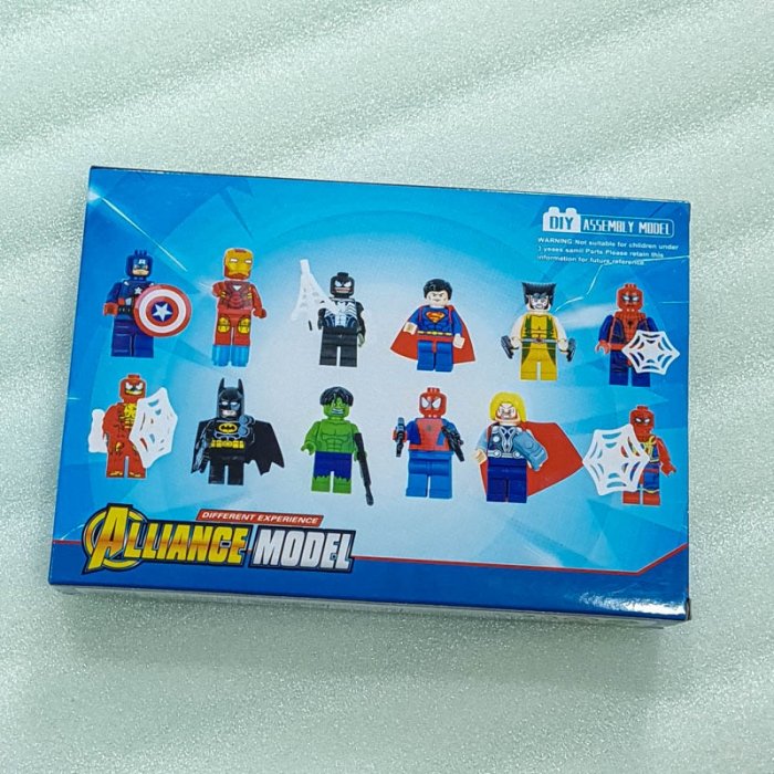 مینی فیگور لگو 12 عددی طرح قهرمانان کد 22642