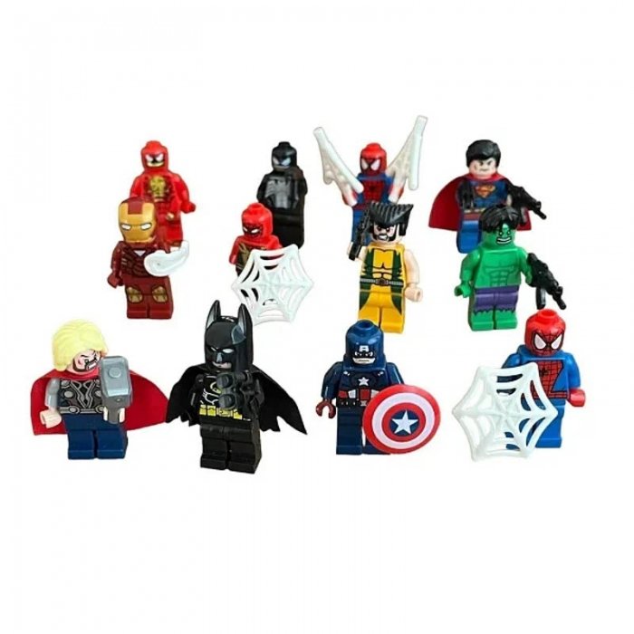 مینی فیگور لگو 12 عددی طرح قهرمانان کد 22642