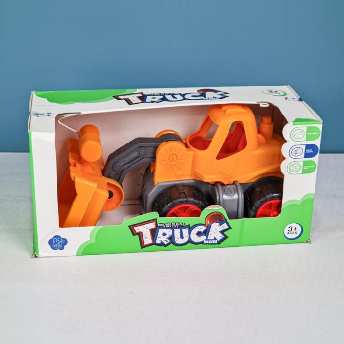 ماشین اسباب بازی مدل لودر نارنجی کد P/K12/C