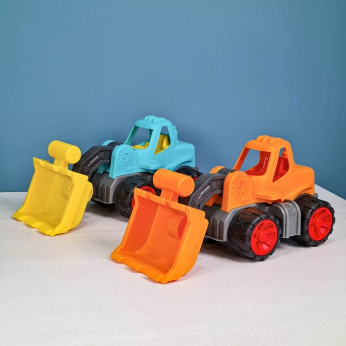 ماشین اسباب بازی مدل لودر آبی کد P/K12/B