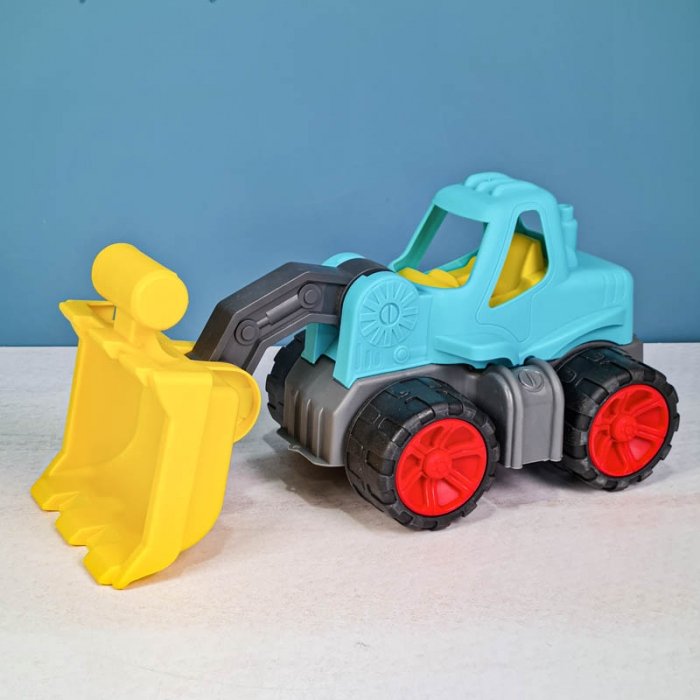 ماشین اسباب بازی مدل لودر آبی کد P/K12/B