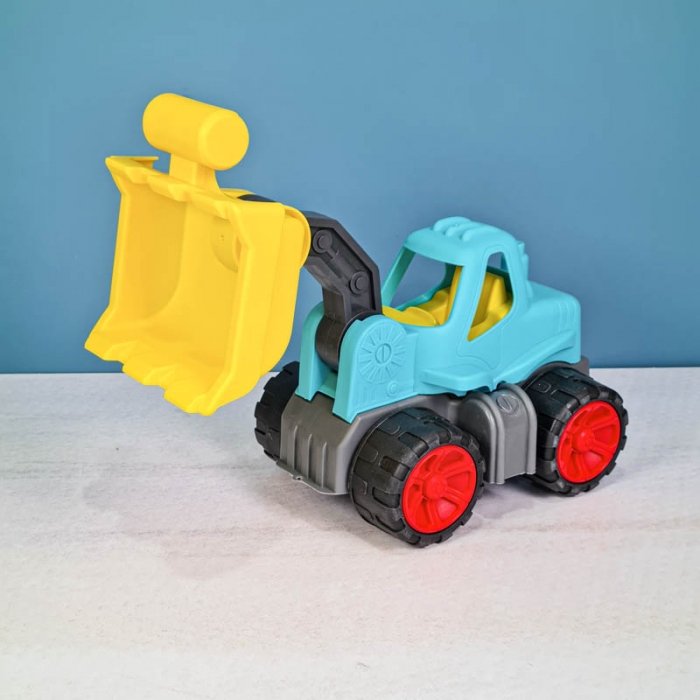 ماشین اسباب بازی مدل لودر آبی کد P/K12/B