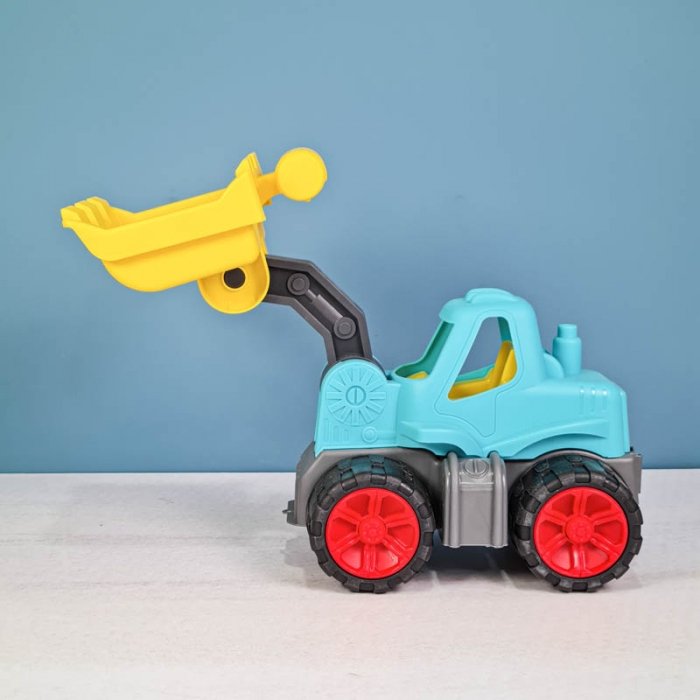 ماشین اسباب بازی مدل لودر آبی کد P/K12/B