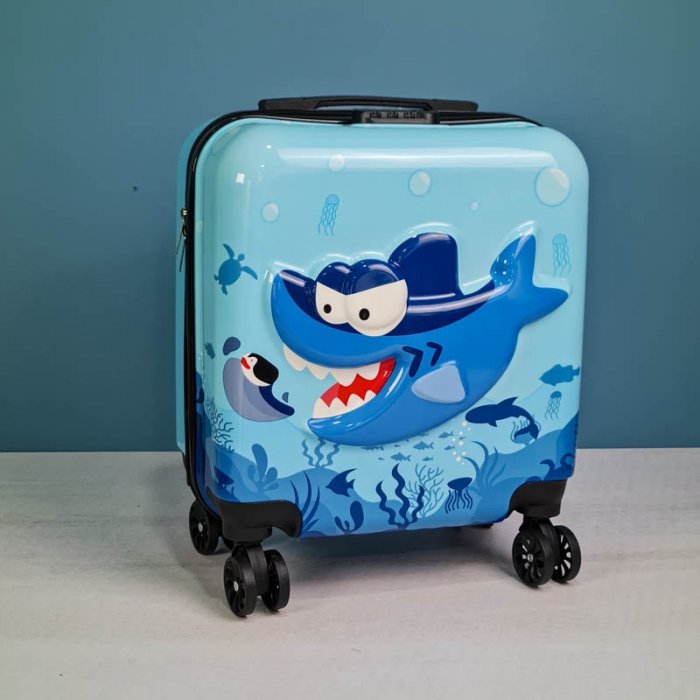 چمدان کودک مدل کوسه کد P/M01/E